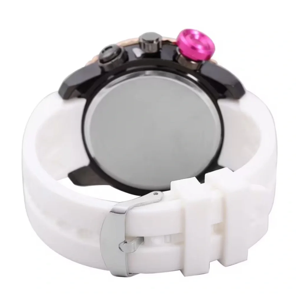 Strada Japanese Movement Peach false Button Dial Watch